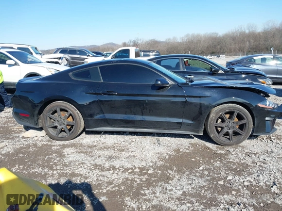 2019 Ford Mustang EcoBoost with VIN 1FA6P8TH8K5173458, listed as a IAAI auction lot 41085251 with 99,260 mi miles and . Bid and sale history available at carsss.com. Image 13.