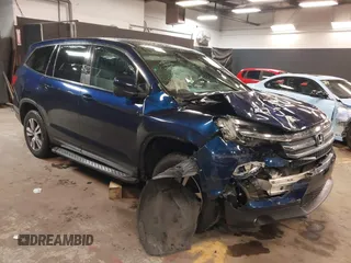 2018 Honda Pilot EX-L with VIN 5FNYF6H53JB010786, listed as a IAAI auction lot 41974702 with 41,825 mi miles and . Bid and sale history available at DreamBid. Image 1.
