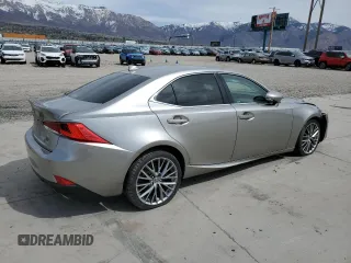 2017 Lexus IS with VIN JTHCM1D24H5022471, listed as a Copart auction lot 52207865 with 76,648 mi miles and Salvage Title. Bid and sale history available at carsss.com. Image 3.