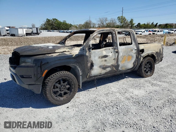 2022 Nissan Frontier SV with VIN 1N6ED1EJ1NN650075, listed as a Copart auction lot 48313655 with Not Provided miles and Non Repairable. Bid and sale history available at DreamBid. Image 1.