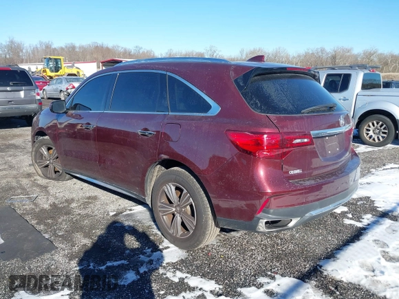 2018 Acura MDX with VIN 5J8YD3H32JL006651, listed as a IAAI auction lot 41422299 with 106,032 mi miles and . Bid and sale history available at DreamBid. Image 3.