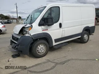 2019 Ram ProMaster Cargo with VIN 3C6TRVNG6KE512918, listed as a Copart auction lot 49177795 with 160,417 mi miles and Salvage Title. Bid and sale history available at DreamBid. Image 1.
