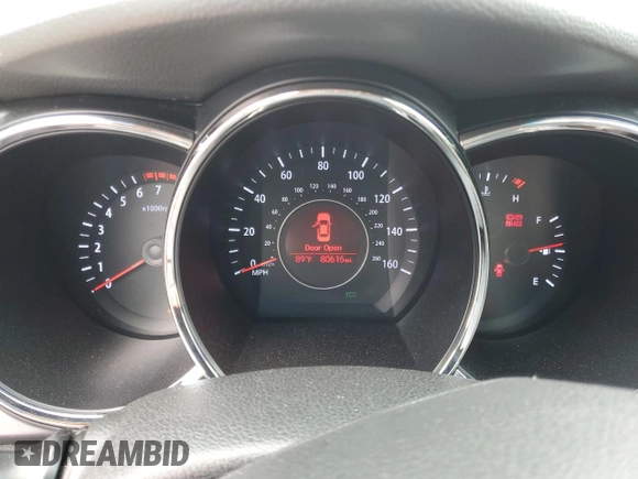 2013 Kia Optima EX with VIN 5XXGN4A72DG194005, listed as a Copart auction lot 50918085 with 80,615 mi miles and Salvage Title. Bid and sale history available at carsss.com. Image 9.