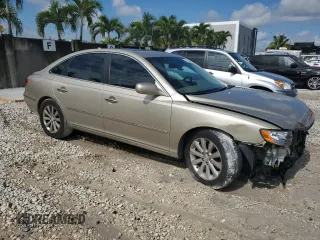 2009 Hyundai Azera GLS with VIN KMHFC46D99A352421, listed as a Copart auction lot 56796815 with 56,104 mi miles and Clean title. Bid and sale history available at DreamBid. Image 4.