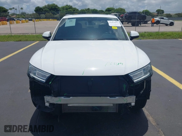 2020 Audi Q5 Premium with VIN WA1ANAFY4L2106527, listed as a IAAI auction lot 42451913 with 93,750 mi miles and . Bid and sale history available at DreamBid. Image 13.