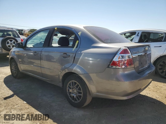2011 Chevrolet Aveo 1LT with VIN KL1TD5DE3BB233485, listed as a Copart auction lot 57986335 with 167,872 mi miles and Salvage title. Bid and sale history available at DreamBid. Image 2.