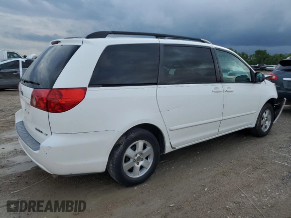 2006 Toyota Sienna CE with VIN 5TDZA23C26S543202, listed as a Copart auction lot 54340585 with 172,681 mi miles and Salvage Title. Bid and sale history available at carsss.com. Image 3.