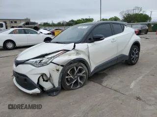 2020 Toyota C-HR LE with VIN JTNKHMBX3L1087972, listed as a Copart auction lot 51804715 with 57,738 mi miles and Salvage Title. Bid and sale history available at DreamBid. Image 1.