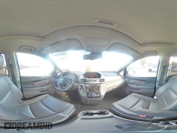 2017 Honda Odyssey EX-L with VIN 5FNRL5H62HB004925, listed as a Copart auction lot 79436614 with 145,331 mi miles and Salvage Title. Bid and sale history available at DreamBid. Image 14.
