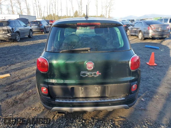 2014 FIAT 500L Trekking with VIN ZFBCFADH2EZ014621, listed as a Copart auction lot 83157814 with 142,670 mi miles and Clean Title. Bid and sale history available at DreamBid. Image 6.