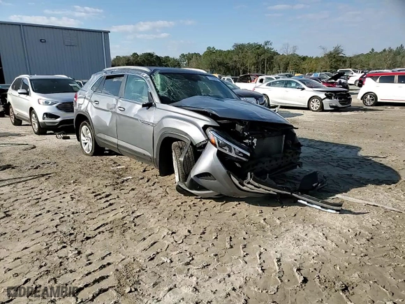 2020 Volkswagen Atlas Cross Sport 3.6L V6 SEL with VIN 1V2ME2CA8LC219230, listed as a Copart auction lot 47063985 with 0 mi miles and Non Repairable. Bid and sale history available at carsss.com. Image 15.