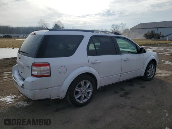 2008 Ford Taurus X Limited z VIN 1FMDK06W38GA11709, wystawiony jako Copart lot #44803015 z przebiegiem 134 406 mil mil oraz Czysty tytuł • Clean title. Historia ofert i sprzedaży dostępna na DreamBid. Obrazek 3.