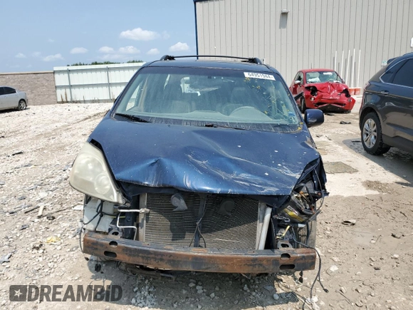 2005 Toyota Sienna XLE with VIN 5TDBA22C65S034814, listed as a Copart auction lot 64951944 with Not provided miles and Non repairable. Bid and sale history available at DreamBid. Image 5.