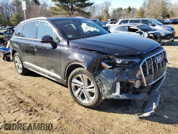 2020 Audi Q7 Premium Plus with VIN WA1LJAF70LD012239, listed as a Copart auction lot 48471485 with 70,916 mi miles and Salvage title. Bid and sale history available at DreamBid. Image 4.
