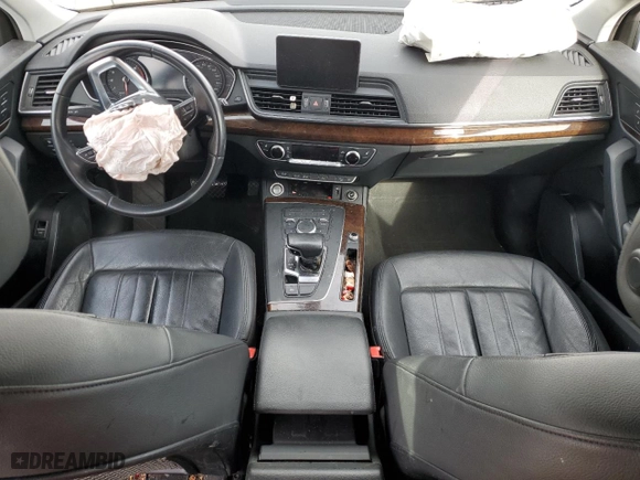 2020 Audi Q5 Premium with VIN WA1ANAFY4L2054851, listed as a Copart auction lot 45756995 with 114,212 mi miles and Salvage Title. Bid and sale history available at carsss.com. Image 8.