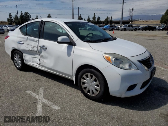 2014 Nissan Versa SV with VIN 3N1CN7AP1EL870064, listed as a Copart auction lot 49307195 with 149,766 mi miles and Salvage Title. Bid and sale history available at DreamBid. Image 4.