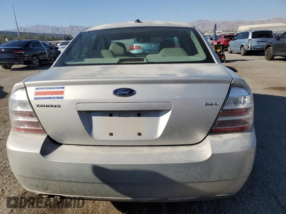 2008 Ford Taurus SEL with VIN 1FAHP24W98G107727, listed as a Copart auction lot 71554324 with 202,777 mi miles and Salvage Title. Bid and sale history available at carsss.com. Image 6.