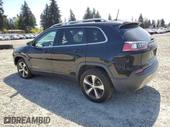 2020 Jeep Cherokee Limited with VIN 1C4PJLDB5LD654322, listed as a Copart auction lot 55511785 with 80,098 mi miles and Salvage title. Bid and sale history available at DreamBid. Image 2.