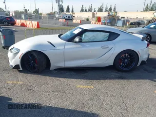 2020 Toyota GR Supra 3.0 with VIN WZ1DB4C05LW027440, listed as a IAAI auction lot 41118987 with 39,596 mi miles. Bid and sale history available at carsss.com. Image 14.