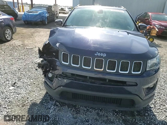 2018 Jeep Compass Latitude with VIN 3C4NJCBB5JT125048, listed as a Copart auction lot 54933965 with 82,266 mi miles and Salvage Title. Bid and sale history available at DreamBid. Image 14.