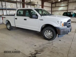 2018 Ford F-150 XL with VIN 1FTFW1E54JFA76032, listed as a Copart auction lot 52111665 with Not provided miles and Salvage title. Bid and sale history available at DreamBid. Image 4.