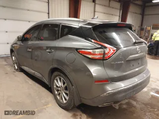 2017 Nissan Murano SL with VIN 5N1AZ2MH2HN180971, listed as a IAAI auction lot 41545819 with 95,037 mi miles. Bid and sale history available at carsss.com. Image 3.