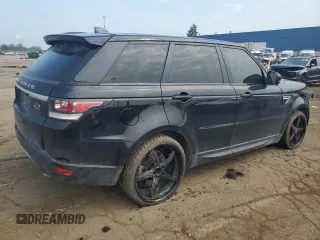 2017 Land Rover Range Rover Sport HSE with VIN SALWR2FV1HA667642, listed as a Copart auction lot 60687705 with 134,136 mi miles and Clean title. Bid and sale history available at DreamBid. Image 3.