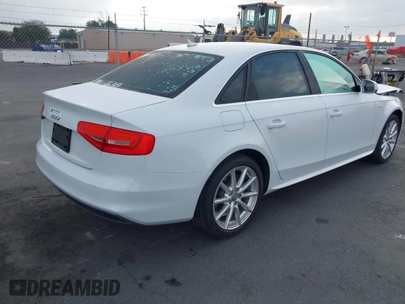 2016 Audi A4 Premium with VIN WAUAFAFL9GN000714, listed as a IAAI auction lot 41460938 with 119,897 mi miles. Bid and sale history available at carsss.com. Image 4.