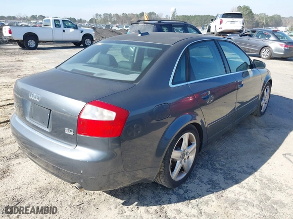 2005 Audi A4 3.0L with VIN WAULT68E35A006168, listed as a IAAI auction lot 41843262 with 125,218 mi miles. Bid and sale history available at carsss.com. Image 4.