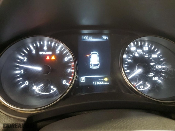 2017 Nissan Rogue S with VIN 5N1AT2MT3HC845474, listed as a Copart auction lot 52734115 with 123,666 mi miles and Clean Title. Bid and sale history available at carsss.com. Image 9.