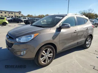 2013 Hyundai Tucson GLS with VIN KM8JU3AC3DU622850, listed as a Copart auction lot 82614004 with 197,464 mi miles and Clean Title. Bid and sale history available at carsss.com. Image 1.
