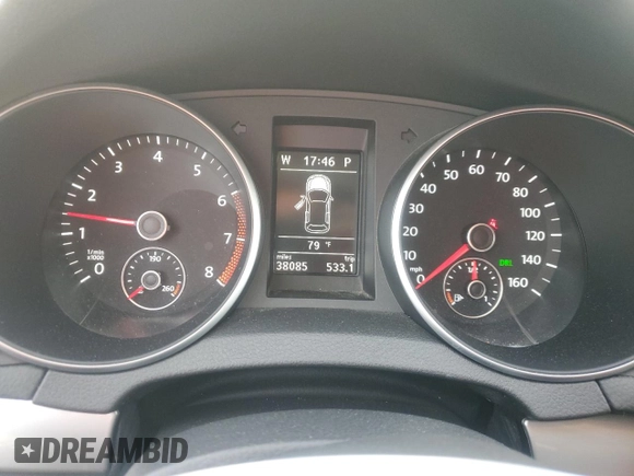 2012 Volkswagen Golf z VIN WVWBB7AJXCW082128, wystawiony jako Copart lot #47961205 z przebiegiem 38 085 mil mil oraz Szkoda całkowita • Salvage title. Historia ofert i sprzedaży dostępna na DreamBid. Obrazek 9.