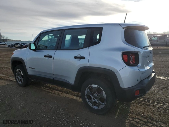 2015 Jeep Renegade Sport with VIN ZACCJBAH0FPB58695, listed as a Copart auction lot 43258265 with 94,106 mi miles and Salvage Title. Bid and sale history available at carsss.com. Image 2.