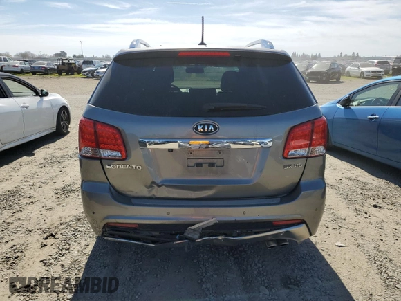 2012 Kia Sorento SX with VIN 5XYKW4A20CG294352, listed as a Copart auction lot 47394275 with 97,197 mi miles and Salvage Title. Bid and sale history available at carsss.com. Image 6.