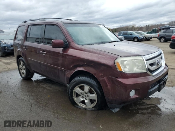 2011 Honda Pilot EX-L with VIN 5FNYF4H5XBB011844, listed as a Copart auction lot 52763845 with 116,570 mi miles and Salvage Title. Bid and sale history available at carsss.com. Image 4.