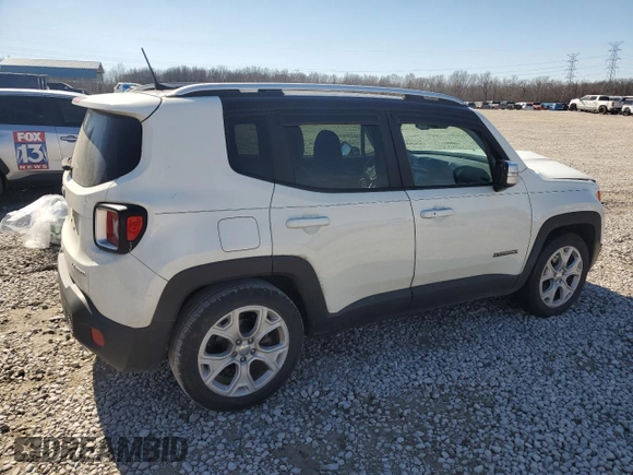 2018 Jeep Renegade Limited z VIN ZACCJADB1JPG74665, wystawiony jako Copart lot #46935345 z przebiegiem 80 318 mil mil oraz Szkoda całkowita • Salvage title. Historia ofert i sprzedaży dostępna na DreamBid. Obrazek 3.