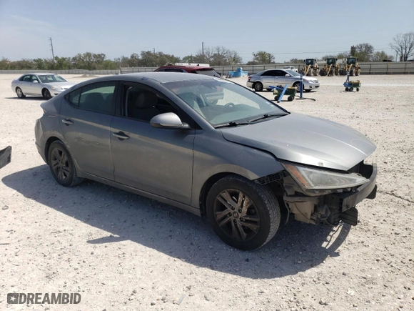 2019 Hyundai Elantra Preferred with VIN KMHD84LF6KU768851, listed as a Copart auction lot 48893705 with 152,742 mi miles and Salvage Title. Bid and sale history available at carsss.com. Image 4.