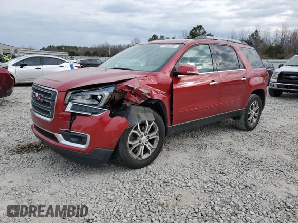 2014 GMC Acadia SLT z VIN 1GKKRRKD8EJ111517, wystawiony jako Copart lot #47087245 z przebiegiem 267 894 mil mil oraz Szkoda całkowita • Salvage title. Historia ofert i sprzedaży dostępna na DreamBid. Obrazek 1.