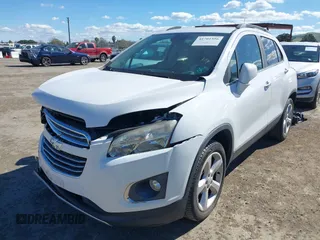 2015 Chevrolet Trax LTZ with VIN 3GNCJTSB2FL232354, listed as a IAAI auction lot 41701356 with 126,947 mi miles. Bid and sale history available at carsss.com. Image 2.