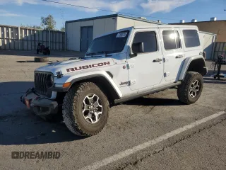 2023 Jeep Wrangler Rubicon Farout with VIN 1C4JJXFM2PW588219, listed as a Copart auction lot 77599774 with 38,914 mi miles and Salvage title. Bid and sale history available at DreamBid. Image 1.
