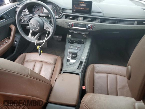 2017 Audi A4 Premium with VIN WAUGNAF42HN021881, listed as a Copart auction lot 51649265 with 124,501 mi miles and Salvage Title. Bid and sale history available at carsss.com. Image 8.