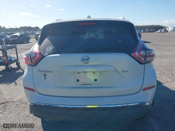2015 Nissan Murano SL with VIN 5N1AZ2MG6FN275148, listed as a IAAI auction lot 41593777 with 119,132 mi miles. Bid and sale history available at carsss.com. Image 16.