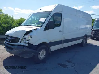 2011 Mercedes-Benz Sprinter Cargo with VIN WD3PE8CB8B5590637, listed as a IAAI auction lot 41392516 with 452,249 mi miles. Bid and sale history available at carsss.com. Image 2.