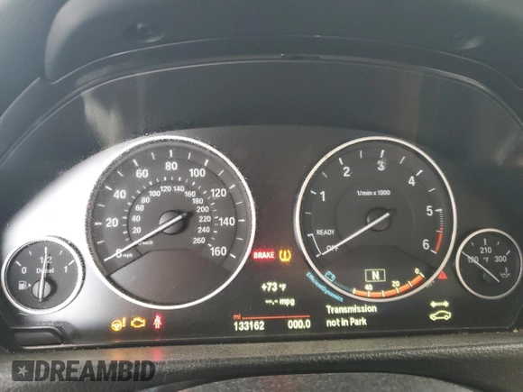 2015 BMW 3 Series 328d with VIN WBA3D3C59FK158079, listed as a Copart auction lot 72954284 with 133,162 mi miles and Salvage title. Bid and sale history available at DreamBid. Image 9.