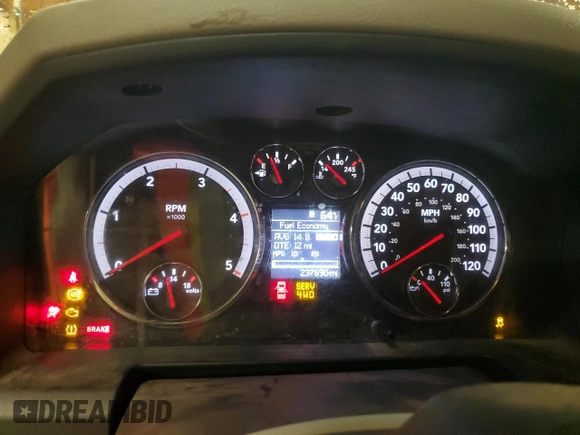 2012 Ram 2500 ST with VIN 3C6UD5HL1CG240117, listed as a Copart auction lot 84242434 with 237,690 mi miles and Salvage Title. Bid and sale history available at carsss.com. Image 9.