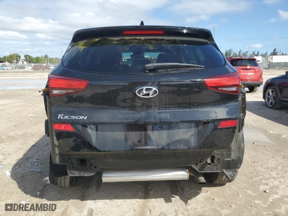 2019 Hyundai Tucson SE with VIN KM8J23A43KU868826, listed as a Copart auction lot 45351185 with 69,749 mi miles and Non Repairable. Bid and sale history available at carsss.com. Image 6.