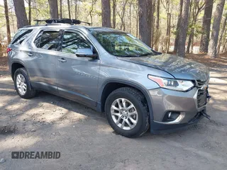 2019 Chevrolet Traverse LT Cloth with VIN 1GNEVGKW5KJ200197, listed as a IAAI auction lot 41936571 with 37,620 mi miles. Bid and sale history available at carsss.com. Image 1.