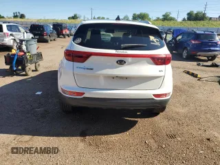 2017 Kia Sportage EX with VIN KNDPNCACXH7183291, listed as a Copart auction lot 62866255 with 87,401 mi miles and Salvage title. Bid and sale history available at DreamBid. Image 6.