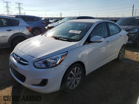 2017 Hyundai Accent SE with VIN KMHCT4AE2HU365592, listed as a Copart auction lot 65585792 with 70,322 mi miles. Bid and sale history available at carsss.com. Image 2.