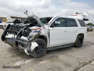 2020 Chevrolet Tahoe Commercial with VIN 1GNLCDEC3LR306163, listed as a Copart auction lot 54062875 with 0 mi miles and Salvage Title. Bid and sale history available at carsss.com. Image 1.